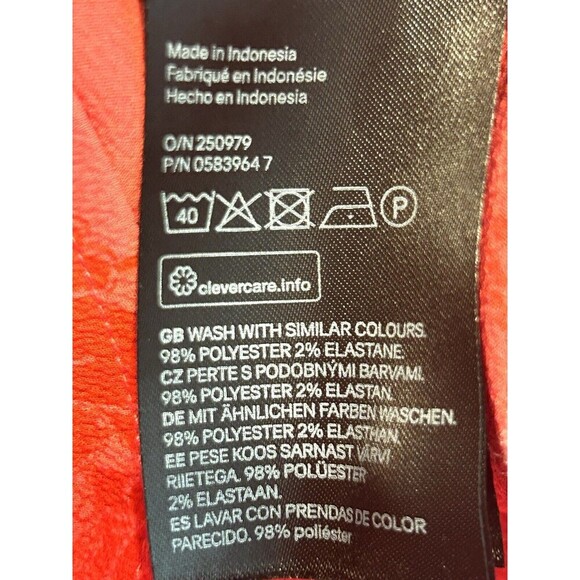 H&M Divided Womens Floral Romper Size 8 Long Open Sleeve SKU LRC5-125 - Picture 10 of 10